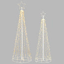 Kit 2 Árvores de Led - 1,30 Metros/ 1,10 Metros