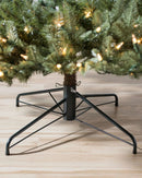 Árvore de Natal White Spruce Verde com Galhos Articulados, Suporte Metálico e Micro LEDs Embutidos